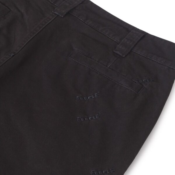 Scattered Embroidered Chino Pants Black