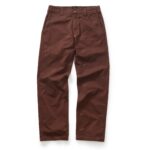 Scattered Embroidered Chino Pants Brown