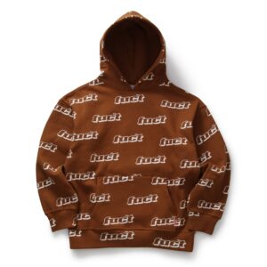 All Over Og Logo Hoodies Brown