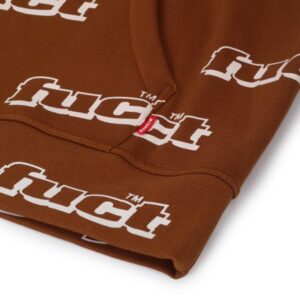 All Over Og Logo Hoodies Brown