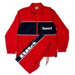 Og Logo Color Block Tracksuit Red