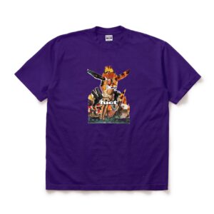 American Dream Tee Purple With Logo